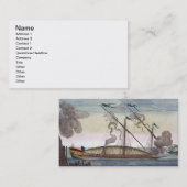 王室のなゲラはslによって(スペイン語かポルトガル語)漕ぎました 名刺 (正面/裏面)