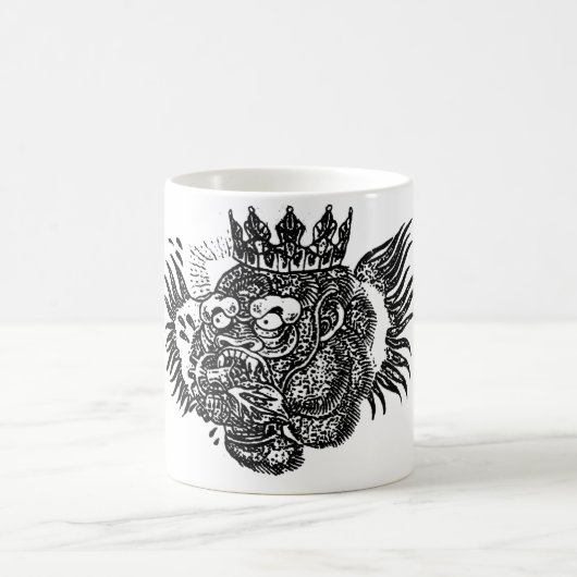 王室のなゴリラ コーヒーマグカップ (中央)