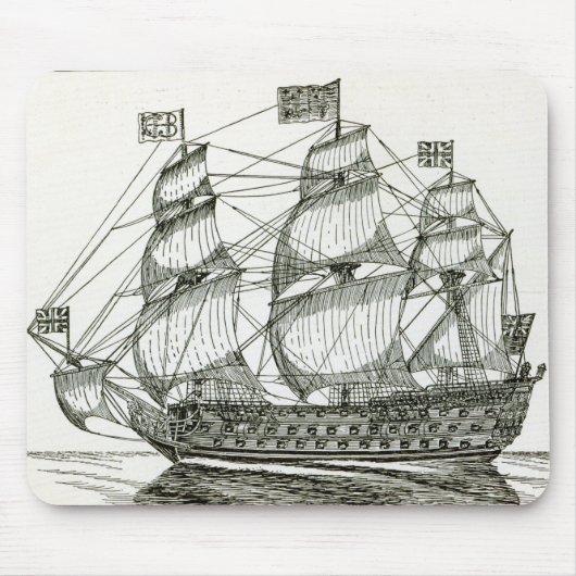 王室のなジョージ マウスパッド (正面)