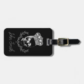 王室のなスカル ラゲッジタグ (正面横)