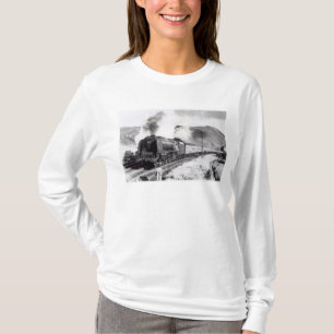 王室のなスコット、都市間機関車 Tシャツ