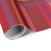 王室のなステュワートのタータンチェックのクリスマスパターン ラッピングペーパー (ロールコーナー)
