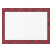 王室のなステュワートのタータンチェック格子縞のトリムのテーブルクロス テーブルクロス (正面(横))