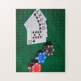 王室のなストレート・フラッシュ ジグソーパズル