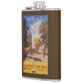 王室のなスパ、通りの眺めのイギリスの鉄道ポスター フラスク (左)