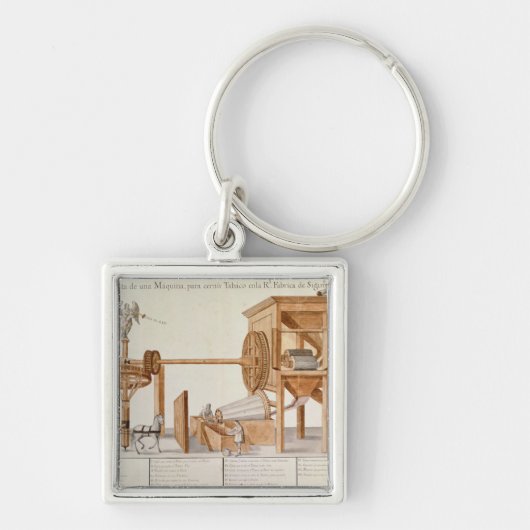 王室のなタバコからの機械をふるうタバコ キーホルダー (正面)