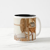 王室のなタバコからの機械をふるうタバコ ツートーンマグカップ (正面右)