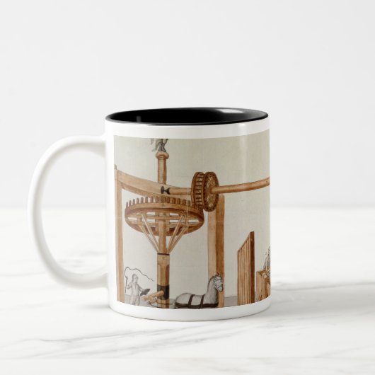 王室のなタバコからの機械をふるうタバコ ツートーンマグカップ (左)