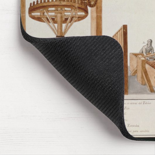 王室のなタバコからの機械をふるうタバコ マウスパッド (コーナー)