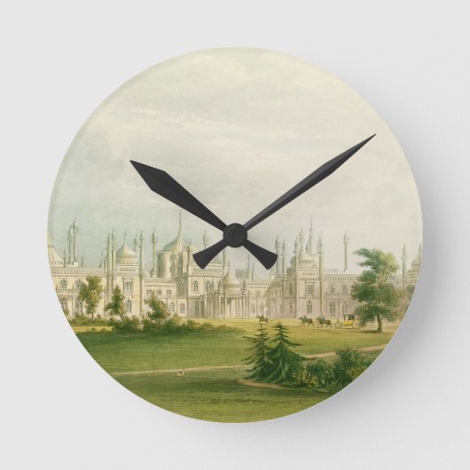 「王室のなパビリオンの眺めからの西の前部、 ラウンド壁時計 (正面)
