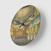 「王室のなパビリオンの眺めからの音楽部屋、 ラウンド壁時計 (傾斜)