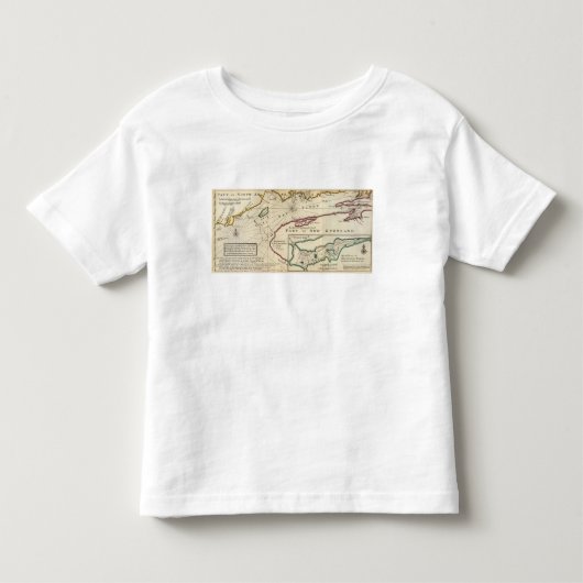 王室のなファンデー湾およびアナポリスの港 トドラーTシャツ (正面)