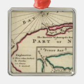 王室のなファンデー湾およびアナポリスの港 メタルオーナメント (正面)