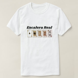 王室のなフラッシュおよびスペイン人の文字: 実質Escalera Tシャツ