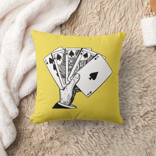 王室のなフラッシュヴィンテージのイラストレーションの枕 クッション (ブランケット)