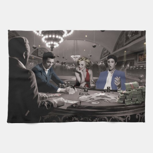 王室のなフラッシュ2 キッチンタオル (横)