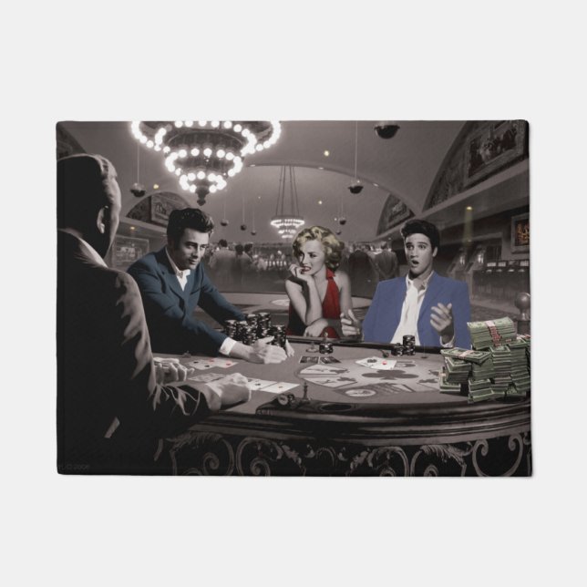 王室のなフラッシュ2 ドアマット (正面)