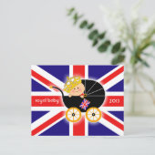 王室のなベビーの郵便はがき ポストカード (スタンド正面)