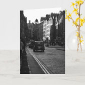 王室のなマイル、エジンバラ、スコットランド カード (黄色い花)