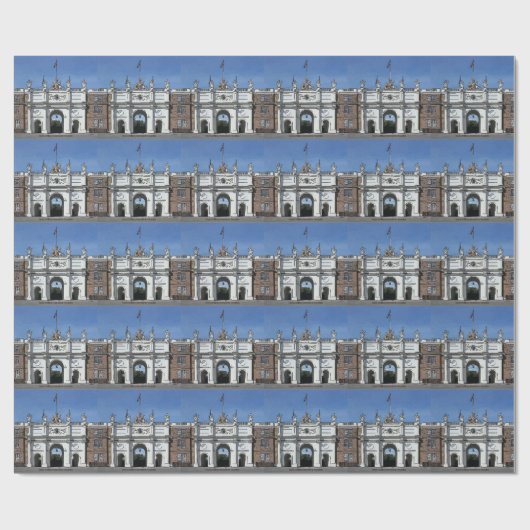 王室のなミサイル発射機はWoolwichをバラックに住ませます ラッピングペーパー (フラット)