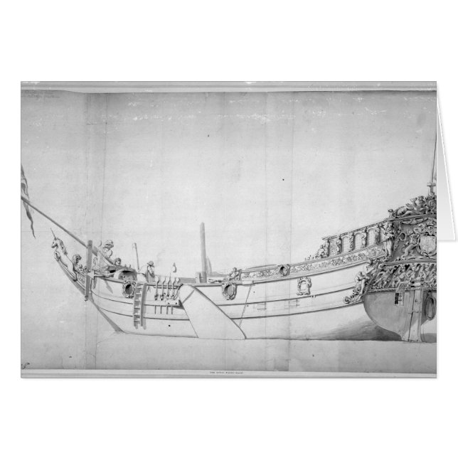 王室のなヨット「Mary (正面横)