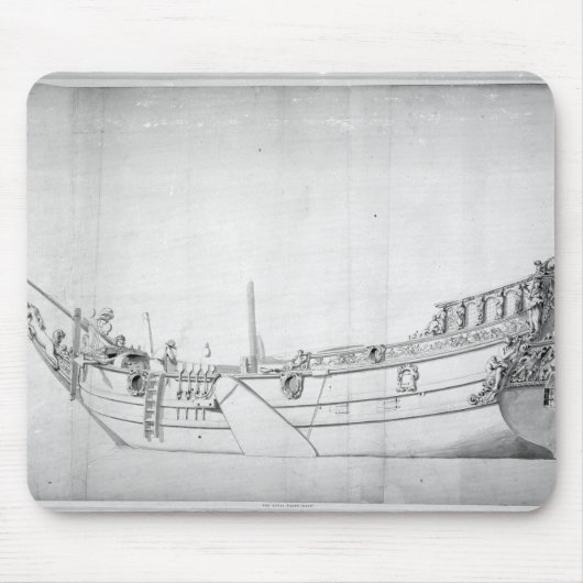 王室のなヨット「Mary マウスパッド (正面)