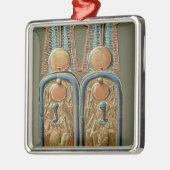 王室のな倍の型枠のUnguent箱 メタルオーナメント (左)