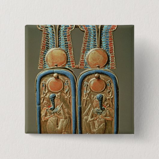 王室のな倍の型枠のUnguent箱 缶バッジ (正面)