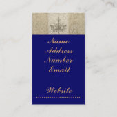 王室のな優雅 名刺 (裏面)