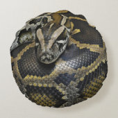 "王室のな大蛇"のデザインプロダクト ラウンドクッション (裏面)