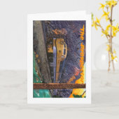 王室のな峡谷のリオ・グランデ川の探鉱者 カード (黄色い花)