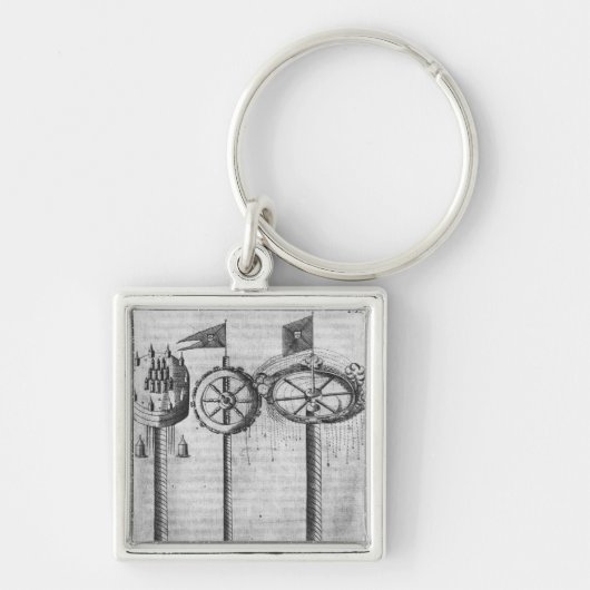 王室のな挨拶を始動させる方法 キーホルダー (正面)