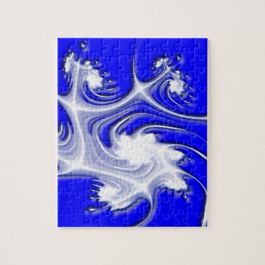 王室のな氷のフラクタルの花のパズル ジグソーパズル (縦)