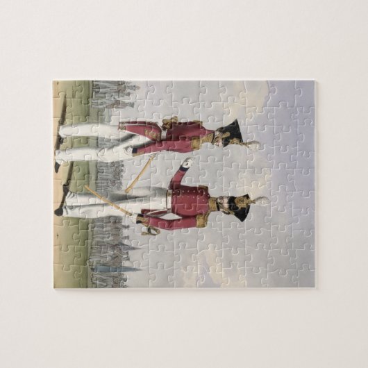 王室のな海兵隊員の佐官は、2つをからのめっきします ジグソーパズル (横)