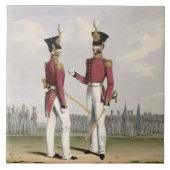 王室のな海兵隊員の佐官は、2つをからのめっきします タイル (正面)