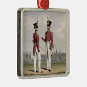 王室のな海兵隊員の佐官は、2つをからのめっきします メタルオーナメント (右)