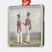 王室のな海兵隊員の佐官は、2つをからのめっきします メタルオーナメント (左)