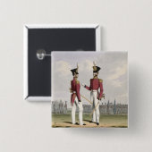 王室のな海兵隊員の佐官は、2つをからのめっきします 缶バッジ (正面&裏面)