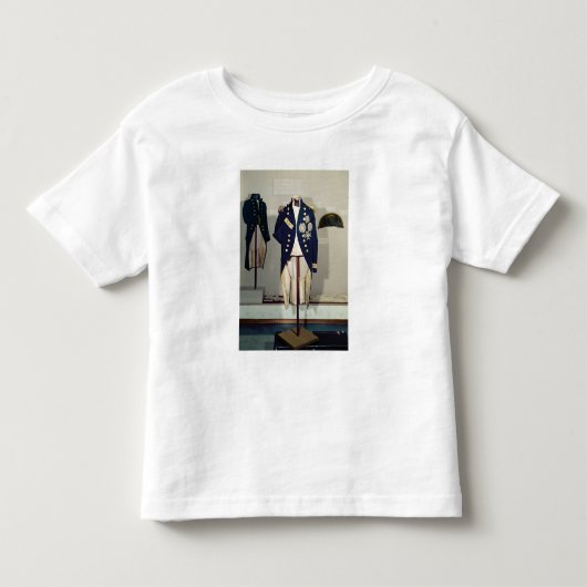 王室のな海軍均一擦り切れた トドラーTシャツ (正面)