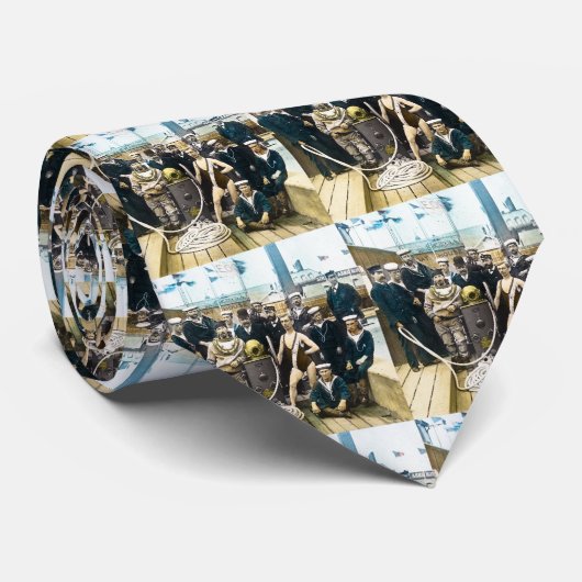 王室のな海軍展覧会の1891年のヴィンテージのヘルメットのダイバー ネクタイ (ロール)