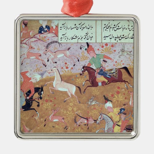 王室のな狩り メタルオーナメント (正面)