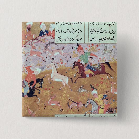 王室のな狩り 缶バッジ (正面)