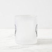 王室のな王冠のマグ フロストグラスマグカップ (中央)