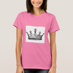 王室のな王冠の女性のTシャツ Tシャツ