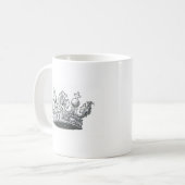 王室のな王冠 コーヒーマグカップ (正面左)