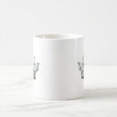 王室のな王冠 コーヒーマグカップ (中央)