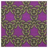 王室のな紫色のケルト族のドラゴンの鎖 ファブリック (見本)