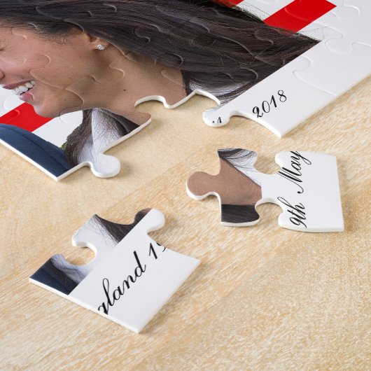 王室のな結婚のハリーおよびMeghanを記念するため ジグソーパズル (側面)