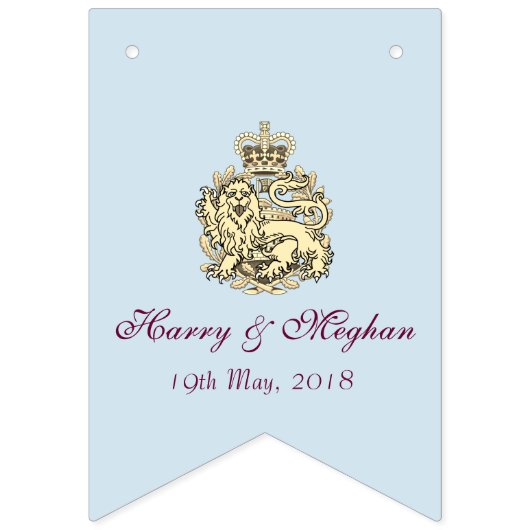 王室のな結婚イギリス及び米国の旗の旗布の旗 バンティングフラッグ (第1の旗)