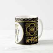 王室のな結婚式の記念するコップ コーヒーマグカップ (正面右)